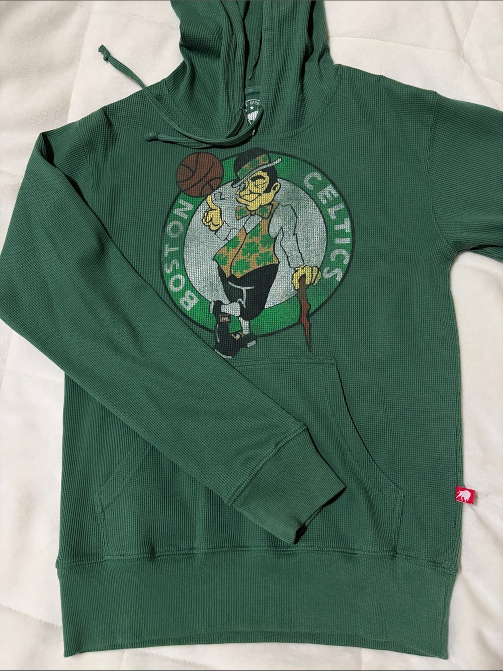 Boston Celtics Men's Waffle Knit Hoodie